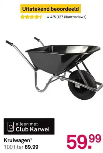 Karwei Kruiwagen aanbieding