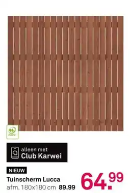 Karwei Tuinscherm Lucca aanbieding