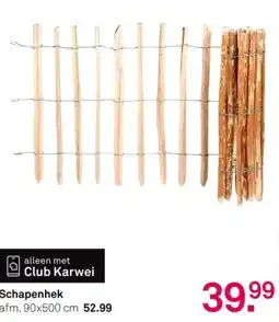 Karwei Schapenhek aanbieding