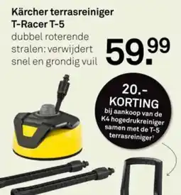 Karwei Kärcher terrasreiniger T-Racer T-5 aanbieding