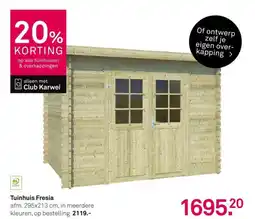 Karwei Tuinhuis Fresia aanbieding