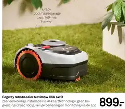 Karwei Segway robotmaaier Navimow 1206 AWD aanbieding