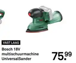 Karwei Bosch 18V multischuurmachine UniversalSander aanbieding