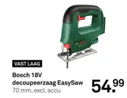 Karwei Bosch 18V decoupeerzaag EasySaw aanbieding