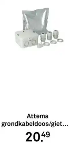 Karwei Attema grondkabeldoos/giet aanbieding