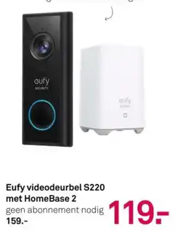 Karwei Eufy videodeurbel S220 met HomeBase 2 aanbieding