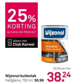 Karwei Wijzonol buitenlak aanbieding