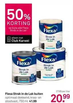 Karwei Flexa Strak in de Lak buiten aanbieding