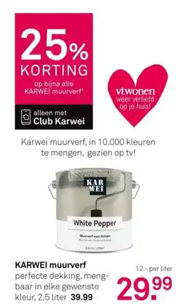 Karwei Karwei muurverf aanbieding