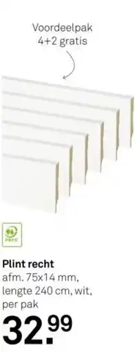 Karwei Plint recht aanbieding