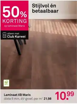 Karwei Laminaat XB Maris aanbieding