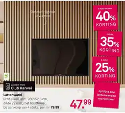 Karwei Lattenwand aanbieding