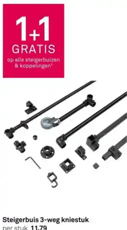 Karwei Steigerbuis 3-weg kniestuk aanbieding