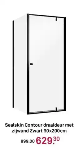 Karwei Sealskin Contour draaideur met zijwand aanbieding