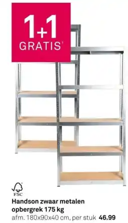 Karwei Handson zwaar metalen opbergrek aanbieding