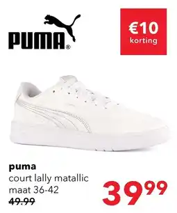Scapino Puma court lally matallic aanbieding