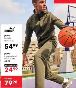 Scapino Puma hoodie en puma joggingbroek aanbieding