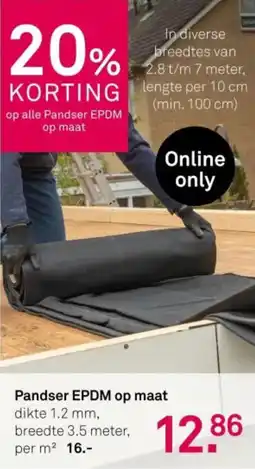 Karwei Pandser epdm op maat aanbieding