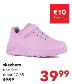 Scapino Skechers uno lite aanbieding