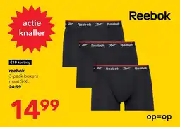 Scapino Reebok 3-pack boxers aanbieding