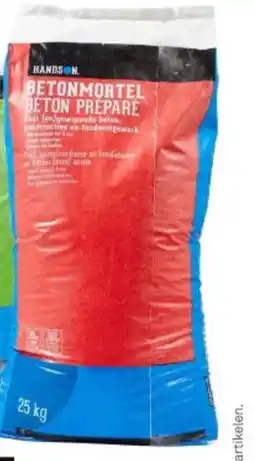 Karwei Handson betonmortel aanbieding