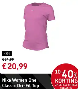 Sport 2000 Nike Women One Classic Dri-Fit Top aanbieding