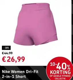 Sport 2000 Nike Women Dri-Fit 2-in-1 Short aanbieding