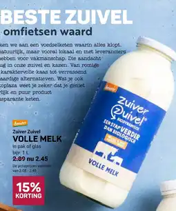 Ekoplaza Zuiver zuivel volle melk aanbieding