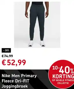 Sport 2000 Nike Men Primary Fleece Dri-FIT Joggingbroek aanbieding