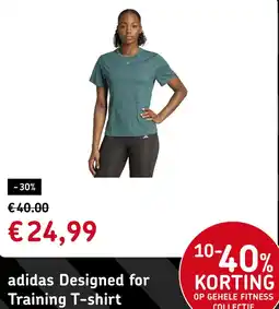 Sport 2000 Adidas Designed for Training T-shirt aanbieding