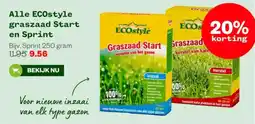 Welkoop Alle ECOstyle graszaad Start en Sprint aanbieding