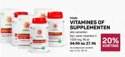 Ekoplaza Vitals vitamines of supplementen aanbieding
