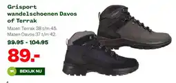 Welkoop Grisport wandelschoenen Davos of Terrak aanbieding