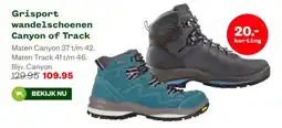 Welkoop Grisport wandelschoenen Canyon of Track aanbieding