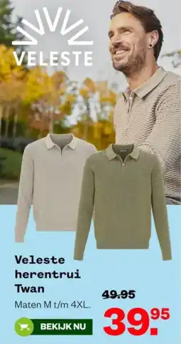 Welkoop Veleste herentrui Twan aanbieding