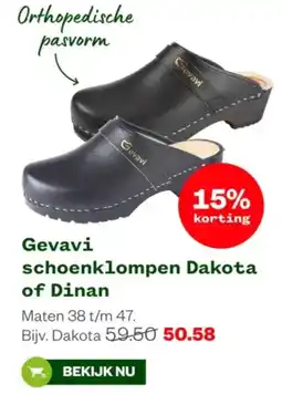 Welkoop Gevavi schoenklompen Dakota of Dinan aanbieding