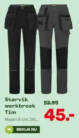 Welkoop Størvik werkbroek Tim aanbieding