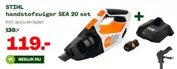 Welkoop STIHL handstofzuiger SEA 20 set aanbieding