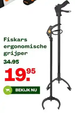 Welkoop Fiskars ergonomische grijper aanbieding