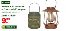 Welkoop Anna's Collection solar tafellampen aanbieding