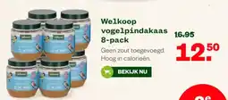 Welkoop Welkoop vogelpindakaas 8-pack aanbieding