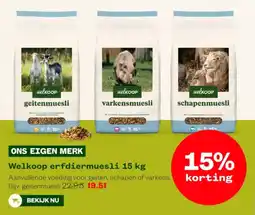 Welkoop Welkoop erfdiermuesli aanbieding