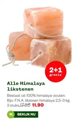 Welkoop Alle Himalaya likstenen aanbieding