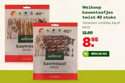 Welkoop Welkoop kauwstaafjes twist aanbieding