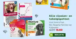 Welkoop Alle vlooien en tekenpipetten aanbieding
