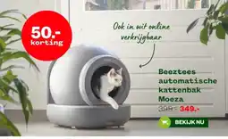 Welkoop Beeztees automatische kattenbak Moeza aanbieding
