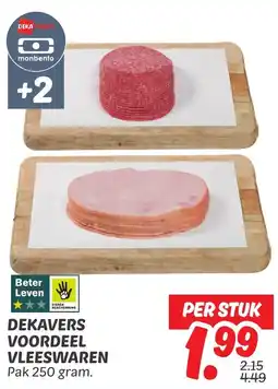 Dekamarkt Dekavers voordeel vleeswaren aanbieding