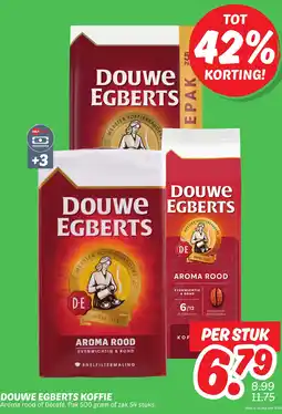 Dekamarkt Douwe egberts koffie aanbieding