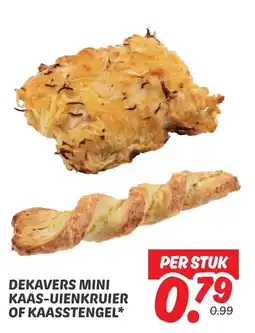 Dekamarkt Dekavers mini kaas-uienkruier of kaasstengel aanbieding