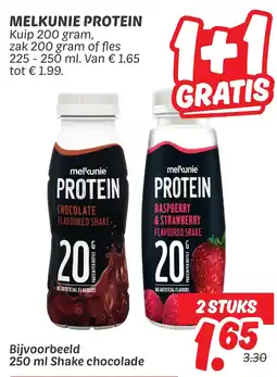Dekamarkt Melkunie protein aanbieding